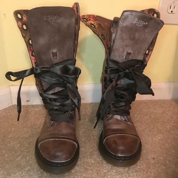 doc martens floral inside